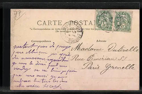 AK Faremoutiers, Rue des Moutiers