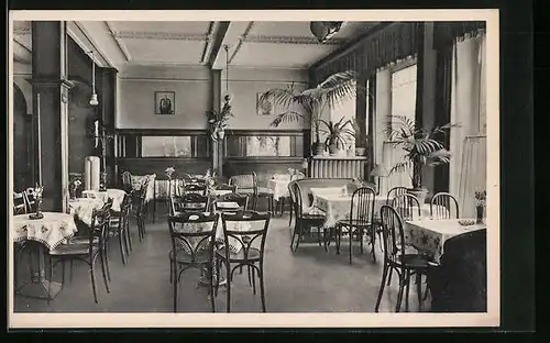 AK Friedrichroda, Cafe Busch, Hauptstrasse 19