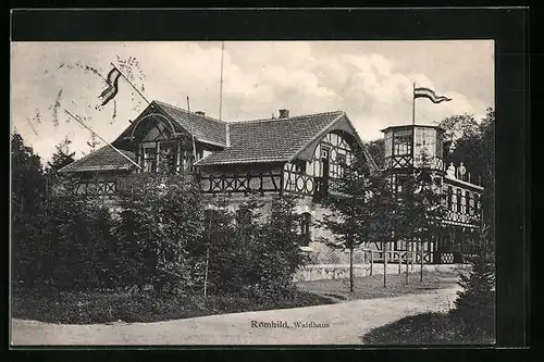 AK Römhild, Gasthaus Waldhaus