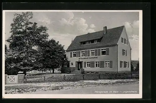 AK Harzgerode im Harz, Jugendheim Mittelelbehaus