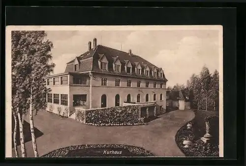 AK Paudritzsch b. Leisnig, Gesamtansicht vom Kurhaus