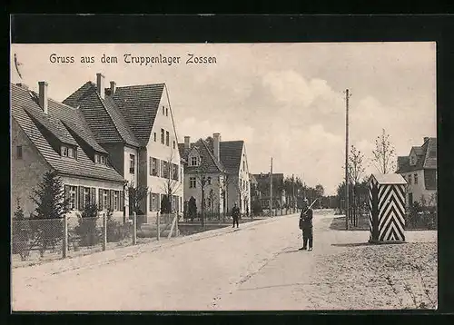 AK Zossen, Blick zum Truppenlager