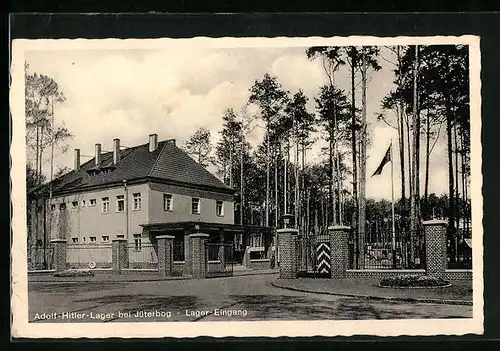 AK Jüterbog, Eingang zum Lagers, Kaserne