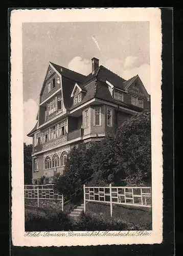 AK Manebach i. Thür., Hotel-Pension `Conradshöh`
