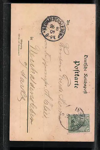 Lithographie Inselberg, Gothaisches Hotel, Thorstein