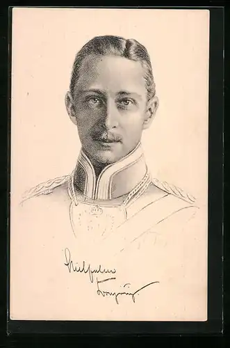 AK Kronprinz Wilhelm von Preussen in Uniform