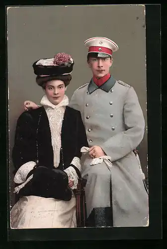 AK Kronprinz Wilhelm von Preussen mit Cecilie