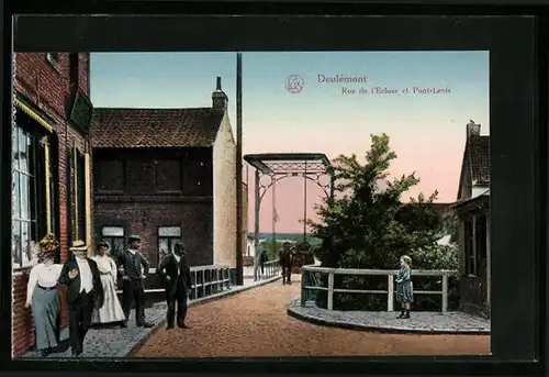 AK Deulémont, Rue de l`Ecluse et Pont-Levis