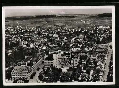 AK Schwenningen /Schwarzwald, Fliegeraufnahme des Ortes