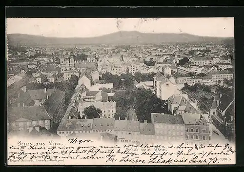 AK Linz a. D., Blick vom Dom