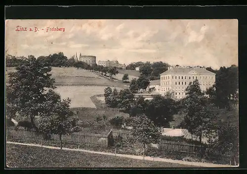 AK Linz a. D., Blick zum Freinberg