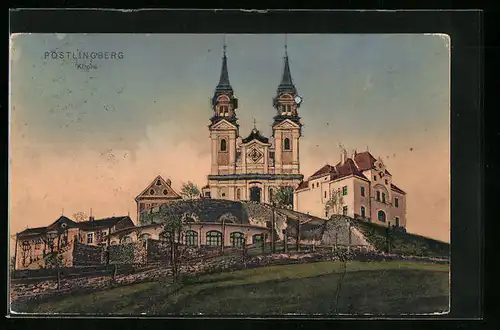 AK Linz a. D., Kirche auf Pöstlingberg