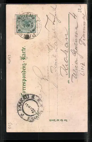 AK Linz a. d. Donau, Hotel Pöstlingberg