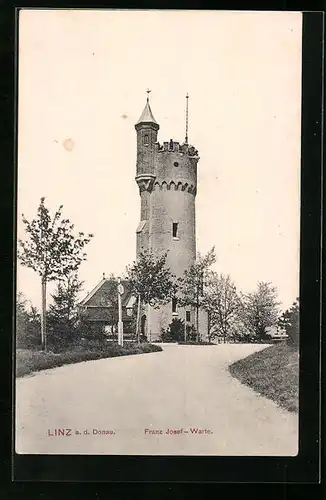 AK Linz a. d. Donau, Der Weg zur Franz Josef-Warte