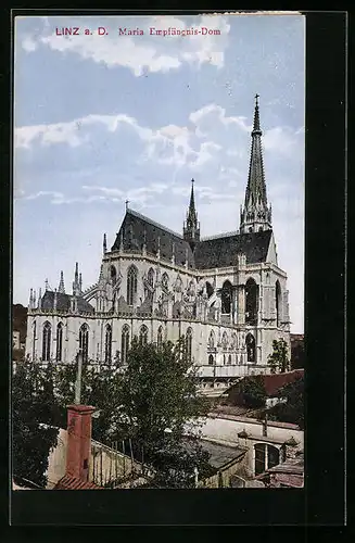 AK Linz a. d. Donau, Maria Empfängnis-Dom