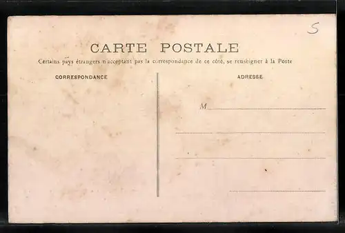 AK Chateau-Landon, Vue panoramique, cote Sud