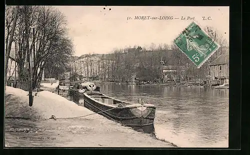 AK Moret-sur-Loing, Le Port