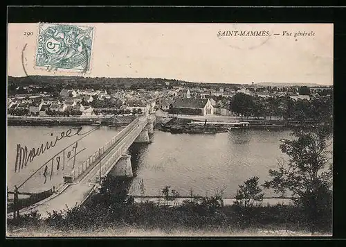 AK Saint-Mammés, Vue generale