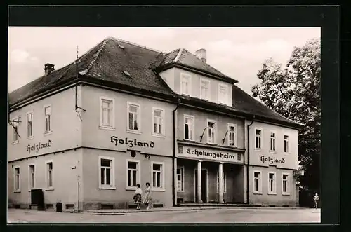 AK Bad Klosterlausnitz, FDGB-Erholungsheim Holzland