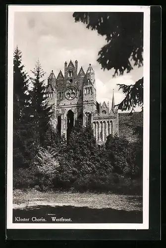 AK Kloster Chorin, Westfront der Klosteranlage