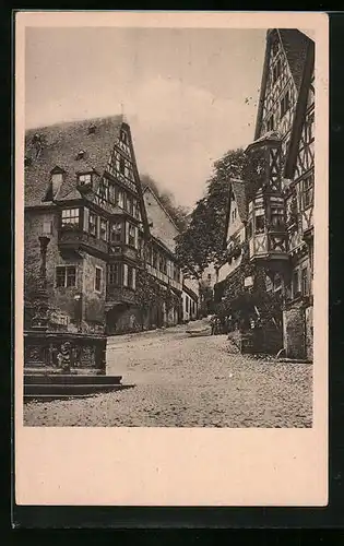 AK Miltenberg a. M., Fachwerk auf dem Schnatterloch