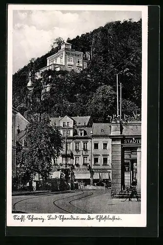 AK Bad Schandau, Hotel, Restaurant u. Cafe Schlossbastei