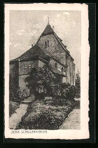Künstler-AK Jena, Schillerkirche