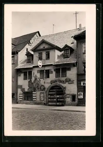 AK Saalfeld /Saale, HO-Gasthaus Das Loch