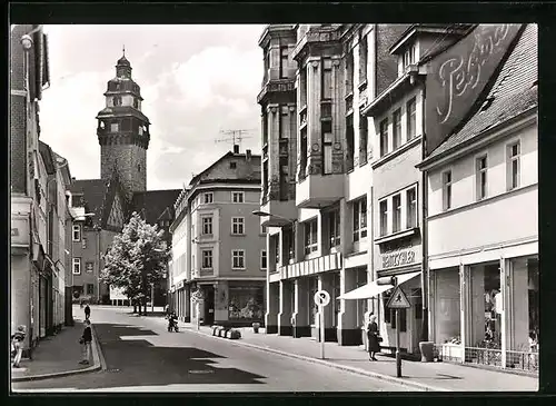 AK Zeitz, Blick zum Rathaus