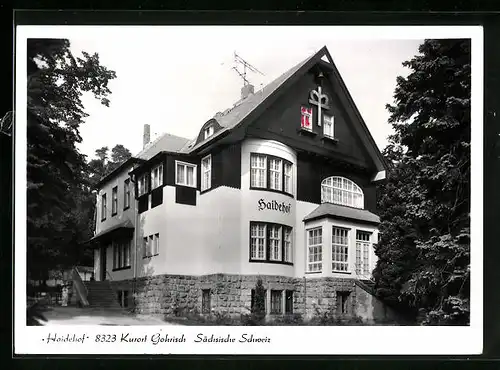 AK Gohrisch, Gasthaus Haidehof