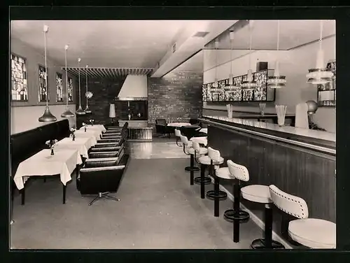 AK Gross Stieten, Gasthaus Mecklenburger Mühle, VEG Tierzucht, Bar