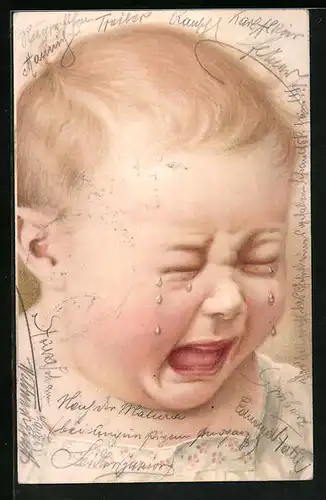 AK Weinendes Kleinkind