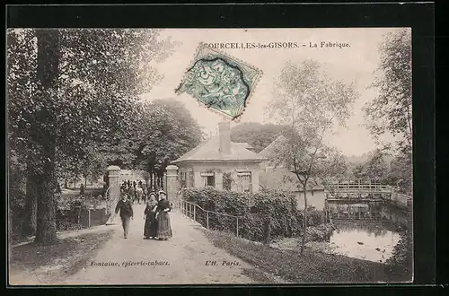 AK Courcelles-les-Gisors, La Fabrique