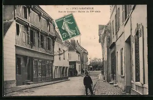 AK Ivry-la-Bataille, Rue de Garenne
