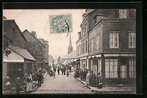 AK Thiberville, La Rue de Lisieux