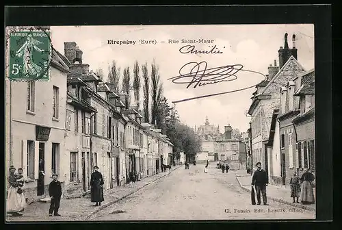 AK Etrepagny, Rue Saint-Maur