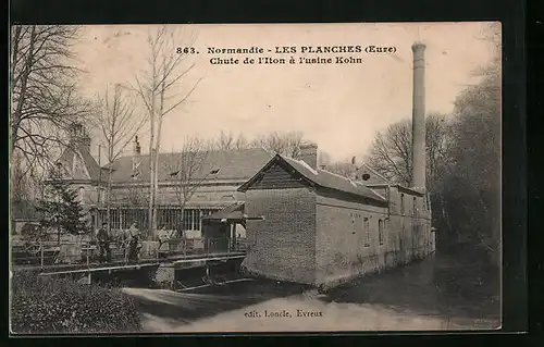 AK Les Planches, Chute de l`Iton à l`usine Kohn