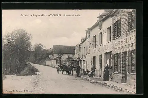 AK Cocherel, Route de Louviers