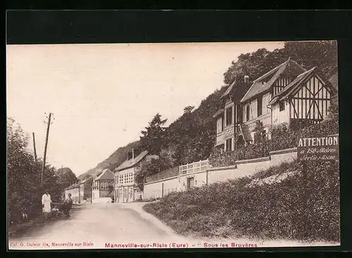 AK Manneville-sur-Risle, Sous les Bruvères