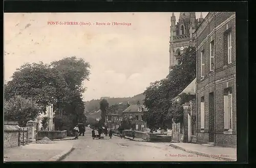 AK Pont-St-Pierre, Route de l`Hermitage