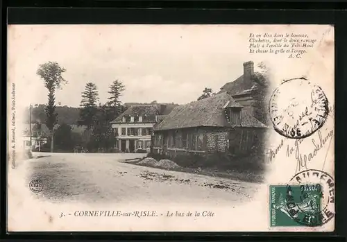 AK Corneville-sur-Risle, Le bas de la Cote