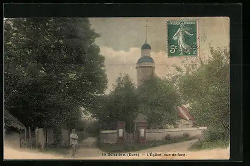 AK La Boissière, L`Eglise, vue de face