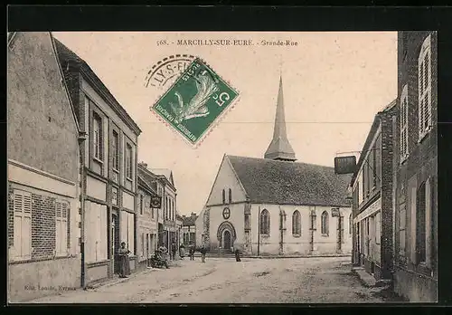 AK Marcilly-sur-Eure, Grande-Rue