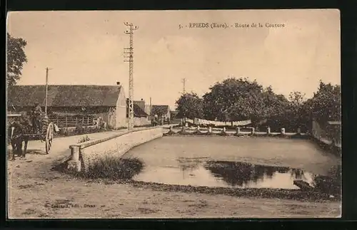 AK Epieds, Route de la Couture