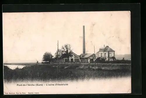 AK Pont-de-L`Arche, L`usine d`electricite