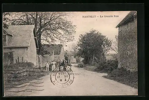 AK Nantilly, La Grande Rue