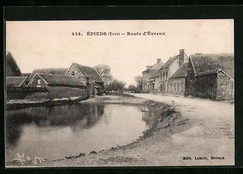 AK Épieds, Route d`Évreux