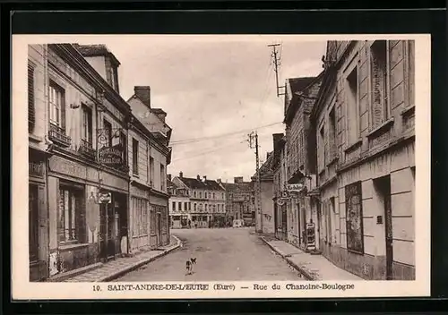 AK Saint-André-De-L'Eure, Rue du Chanoine-Boulogne