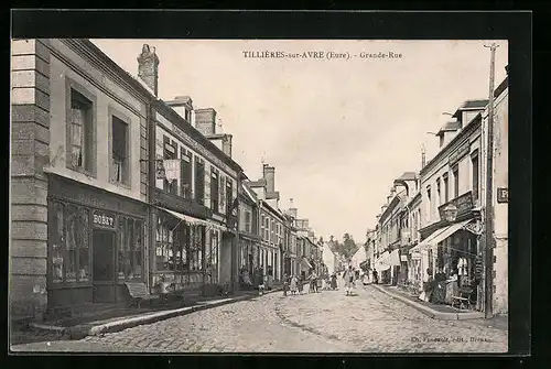 AK Thilliéres-sur-Avre, Grande Rue
