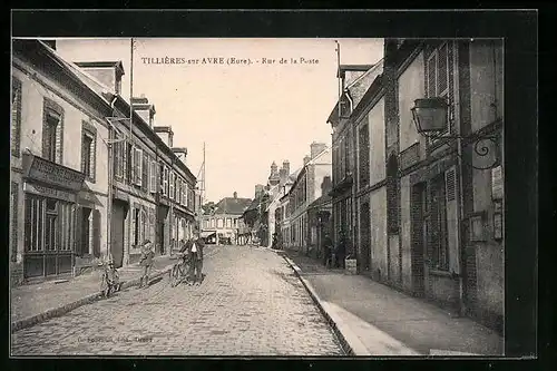 AK Thilliéres-sur-Avre, Rue de la Poste